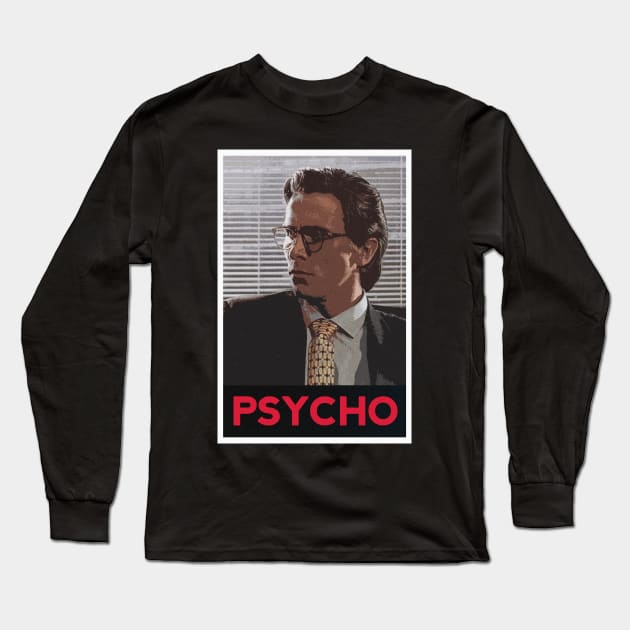 American Psycho Business Card Long Sleeve T-Shirt by VictorVV